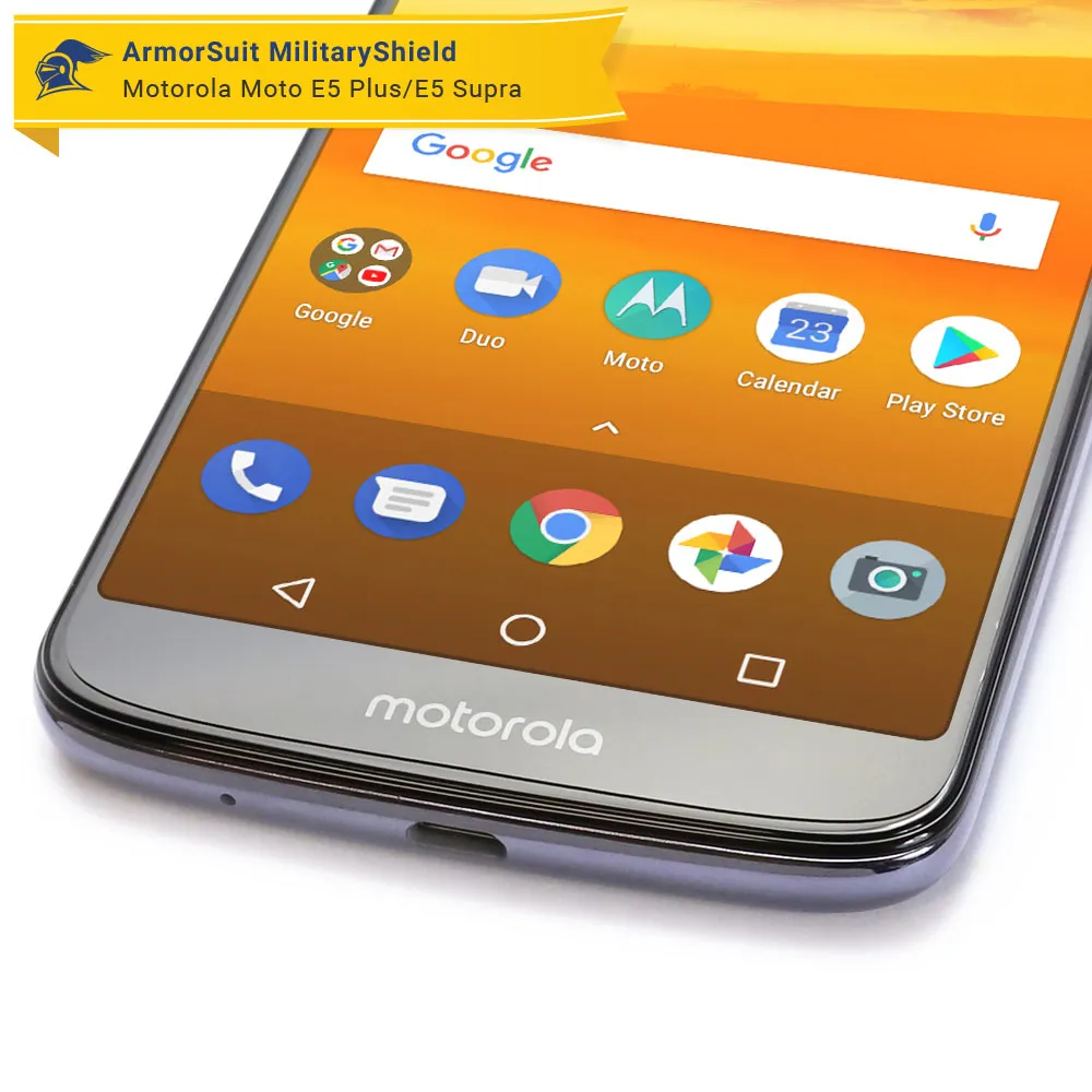 [2 Pack] Motorola Moto E5 Plus/E5 Supra Matte Case Friendly Screen Protector