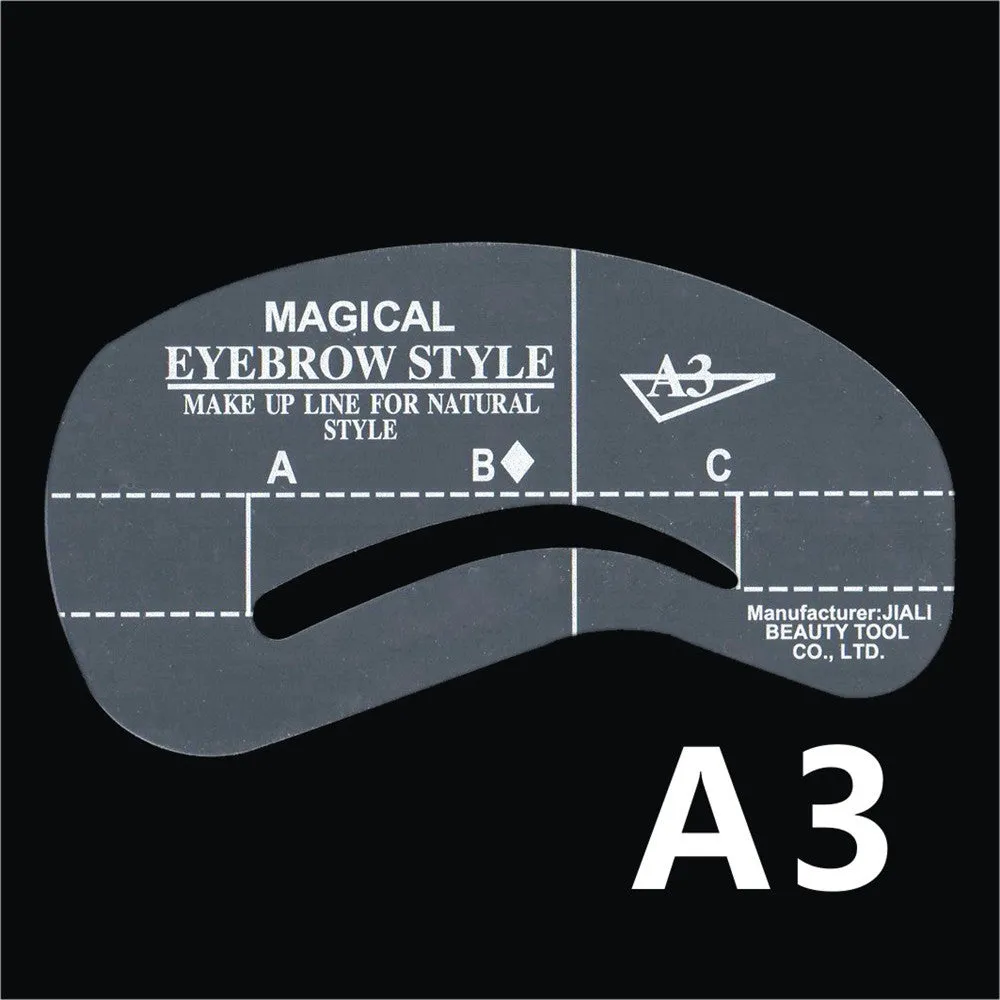 24pcs/set Grooming Stencil Kit MakeUp Shaping DIY Beauty Eyebrow Template Stencils Make up Shaper Tools Accessories