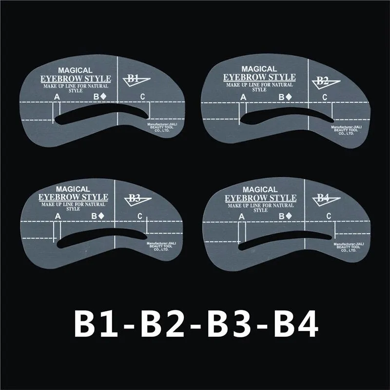 24pcs/set Grooming Stencil Kit MakeUp Shaping DIY Beauty Eyebrow Template Stencils Make up Shaper Tools Accessories