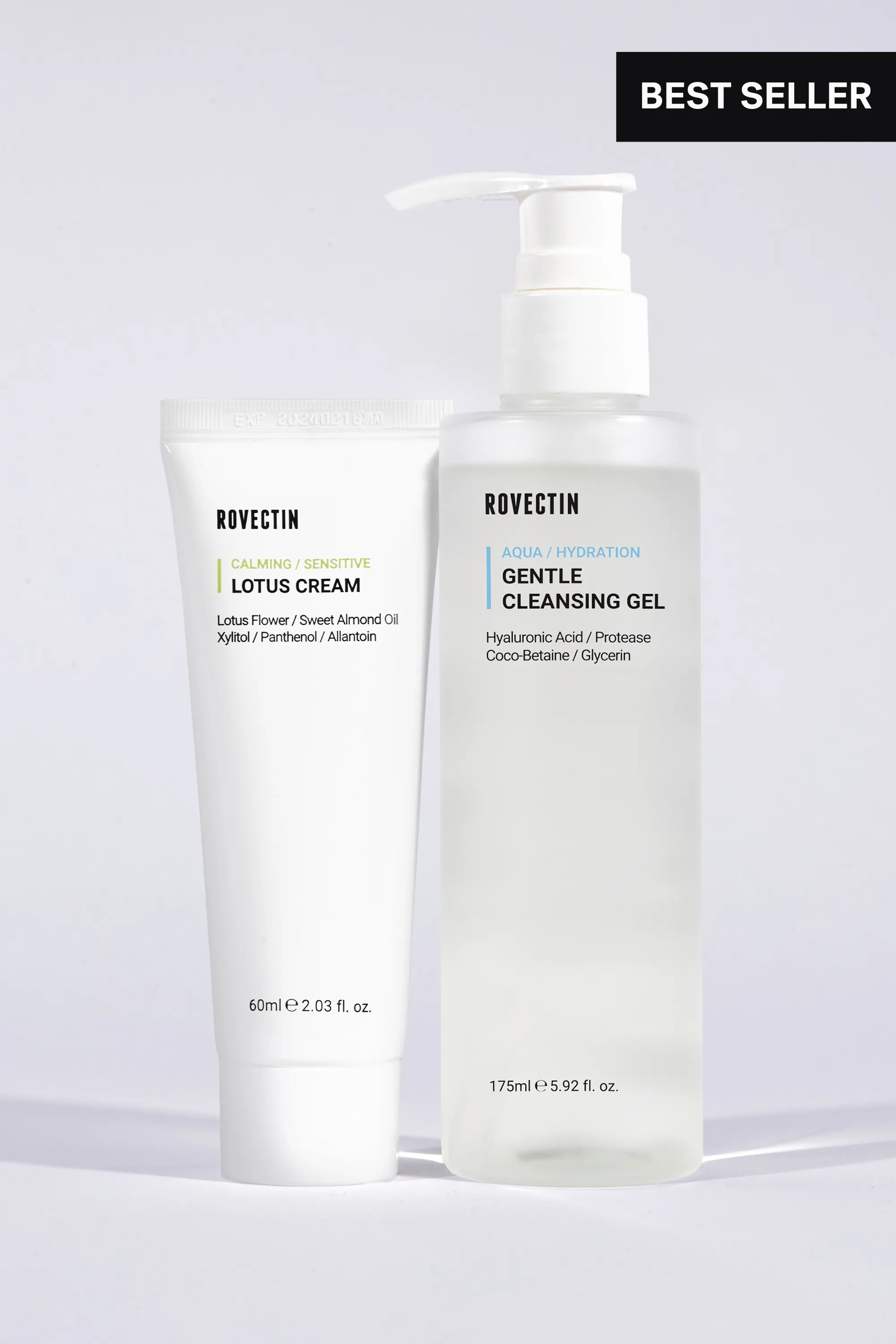 Aqua Cleansing Gel & Lotus Cream Set