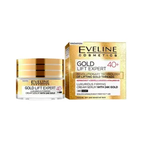 Eveline Luxurious Firming Cream Serum With 24K Gold 40  Day/Night Cream 50ml