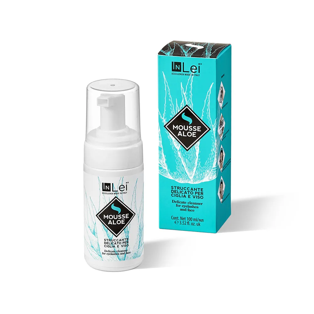 InLei Delicate Lash & Brow Mousse Cleanser - Aloe Vera - 100ml