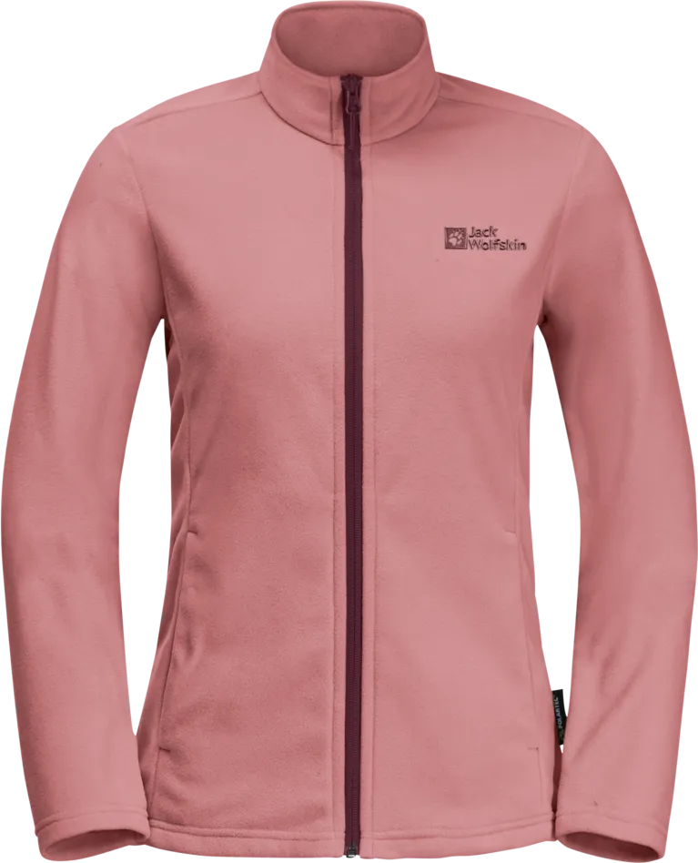 Jack Wolfskin Women&#x27;s Taunus Full Zip Blush Powder | Buy Jack Wolfskin Women&#x27;s Taunus Full Zip Blush Powder here | Outnorth