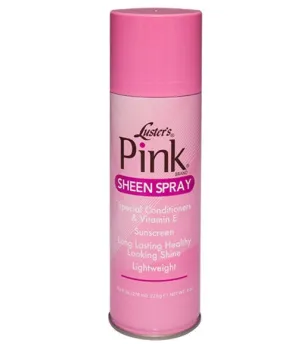 Lusters Products Pink Sheen Spray