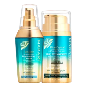 MAKARI - Blue Crystal Serum Moisturiser Duo (2 pc set)