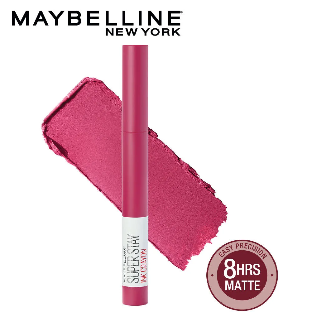 Maybelline New York Super Stay Crayon Lipstick, 35 Treat Yourself 1.2