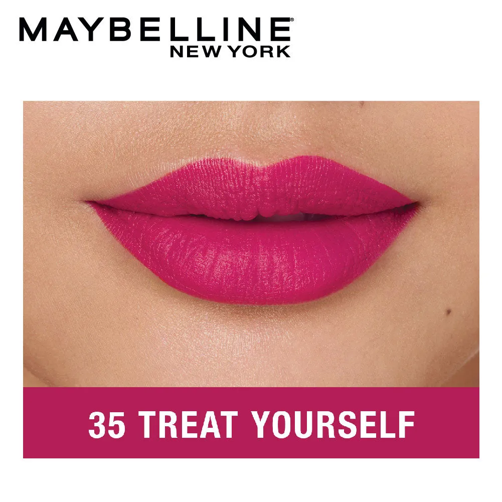 Maybelline New York Super Stay Crayon Lipstick, 35 Treat Yourself 1.2