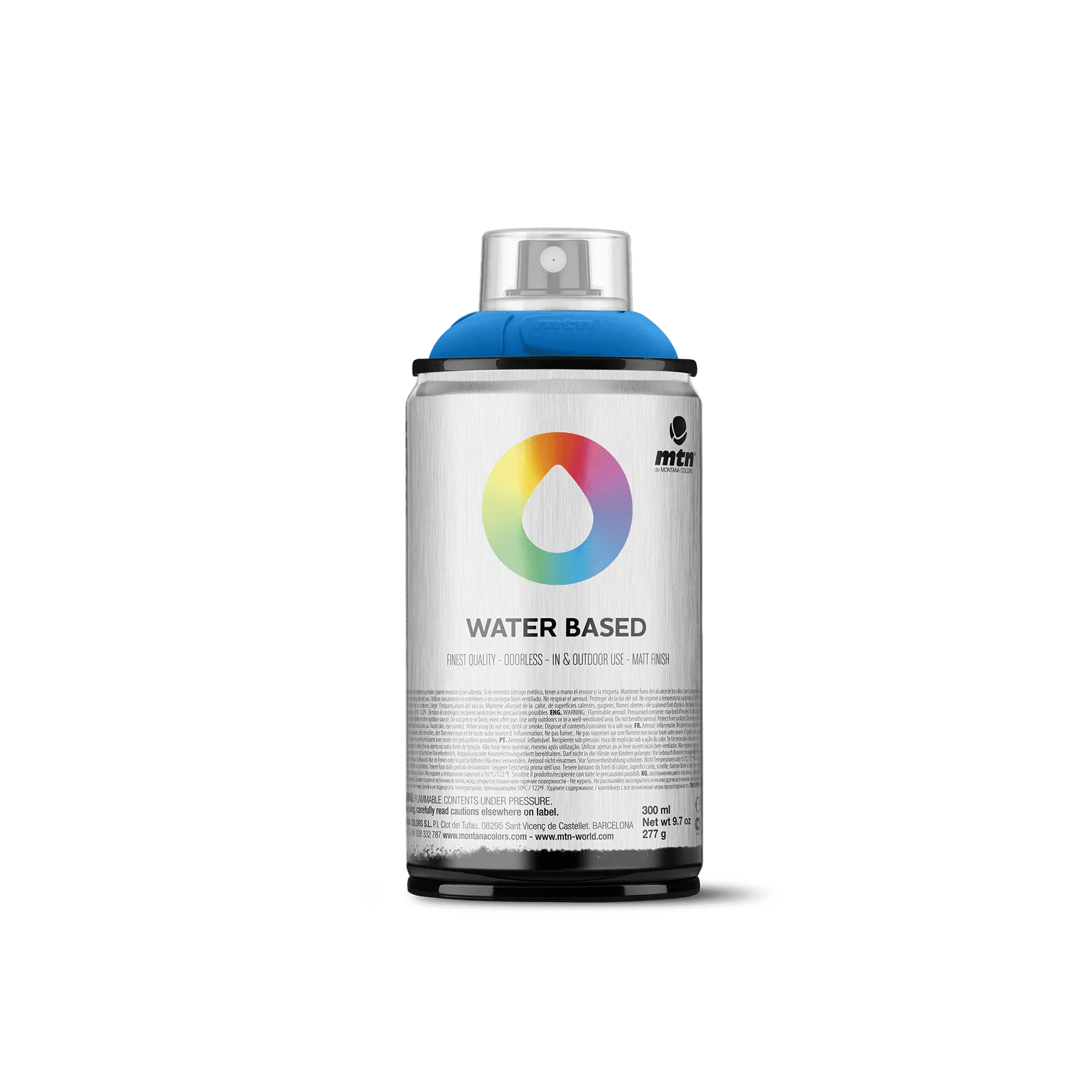 MTN Water Based 300 Spray Paint - Prussian Blue (RV-30)