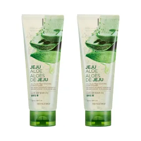 Multi-purpose Jeju Aloe Fresh Soothing Cleansing Foam Combo