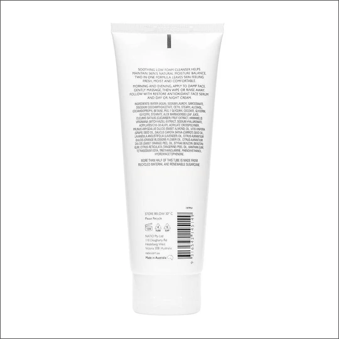 Natio Restore Gentle Toning Facial Cleanser 100ml