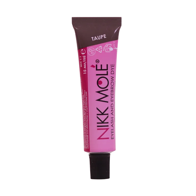 NIKK MOLÉ - Permanent dye for eyelashes and brows - Taupe