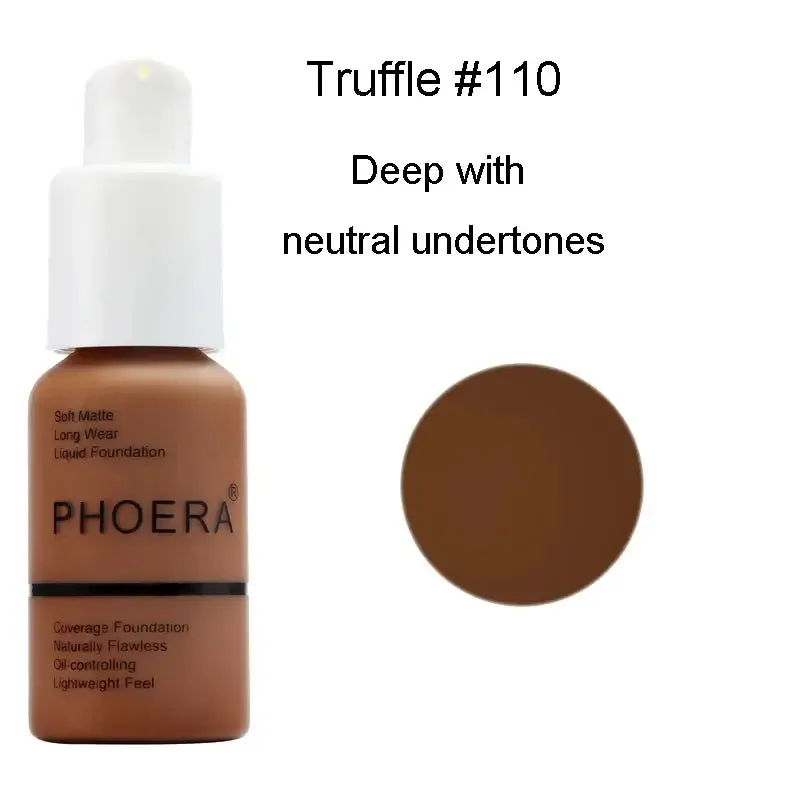 PHOERA Liquid Foundation 30ml - Oil-control Concealer Set