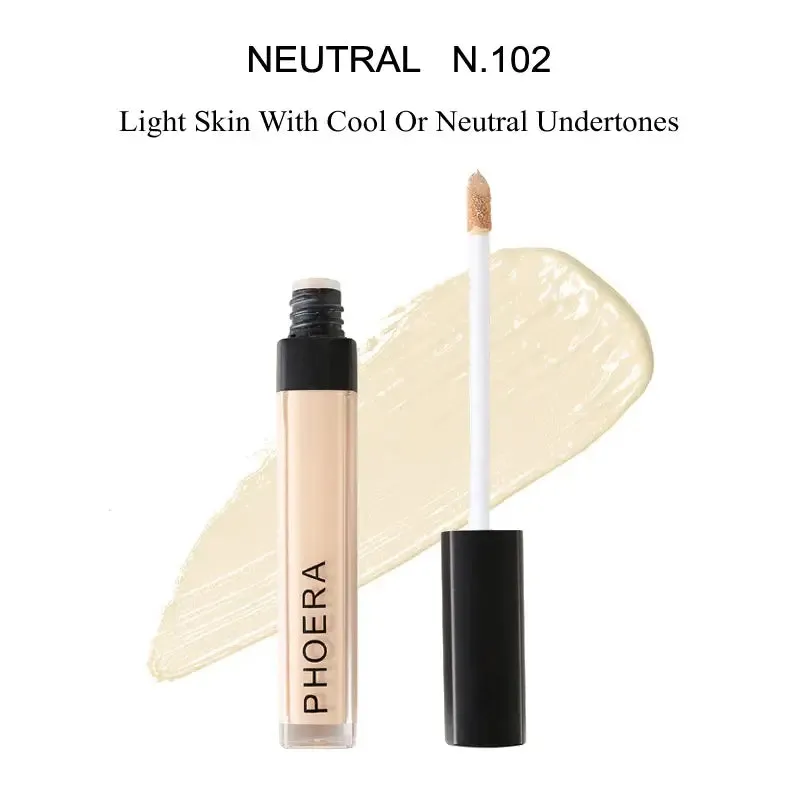 PHOERA Liquid Foundation 30ml - Oil-control Concealer Set