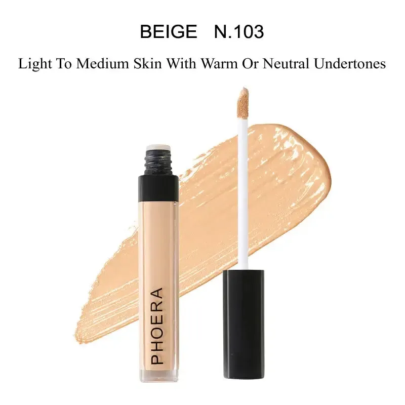 PHOERA Liquid Foundation 30ml - Oil-control Concealer Set