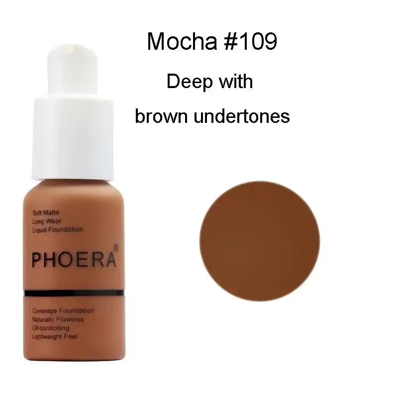 PHOERA Liquid Foundation 30ml - Oil-control Concealer Set