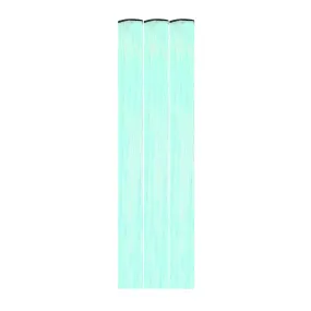 Princess Snuggle Buns Teal Glow In The Dark Hair Extension Clips 3 PK