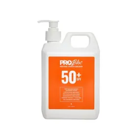 Pro Bloc 50  SPF Sunscreen -1 litre Pump Bottle