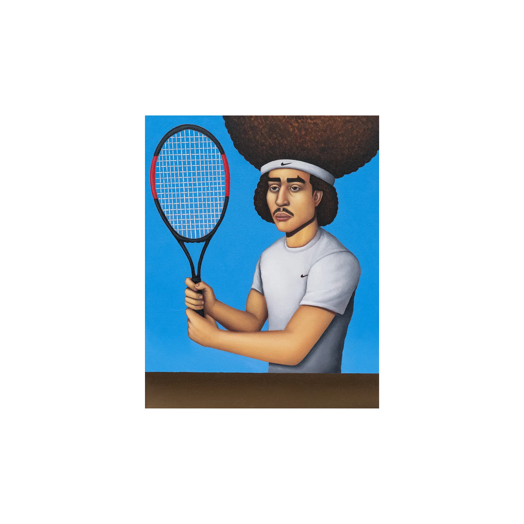 Self-portrait as a country club legend, 2024
