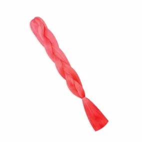 Strawberry Shortcake Red Pink Jumbo Hair Braid