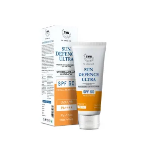 Sun Defence SPF 60 Cream with Glutathione | Protection Against UVA/UVB