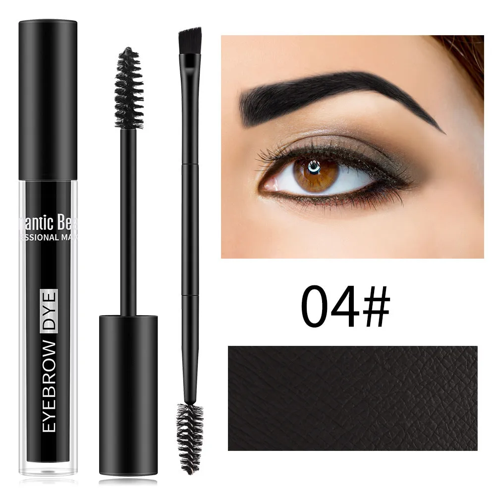 Wholesale double head brow brush long-lasting shaping waterproof sweatproof dye eyebrow balm JDC-MA-JunC001